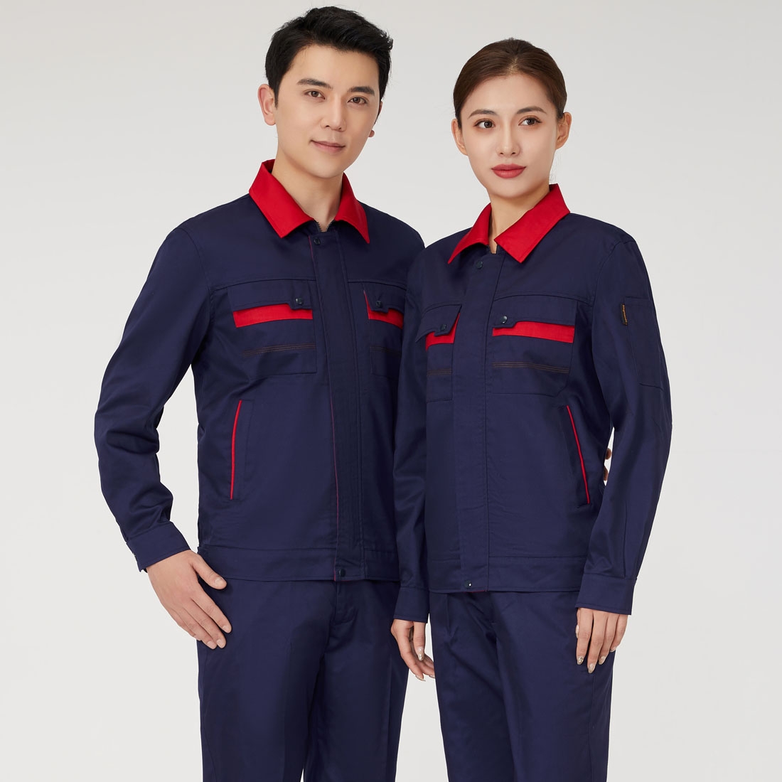 昌乐夏装工作服：透气耐脏，工厂定制