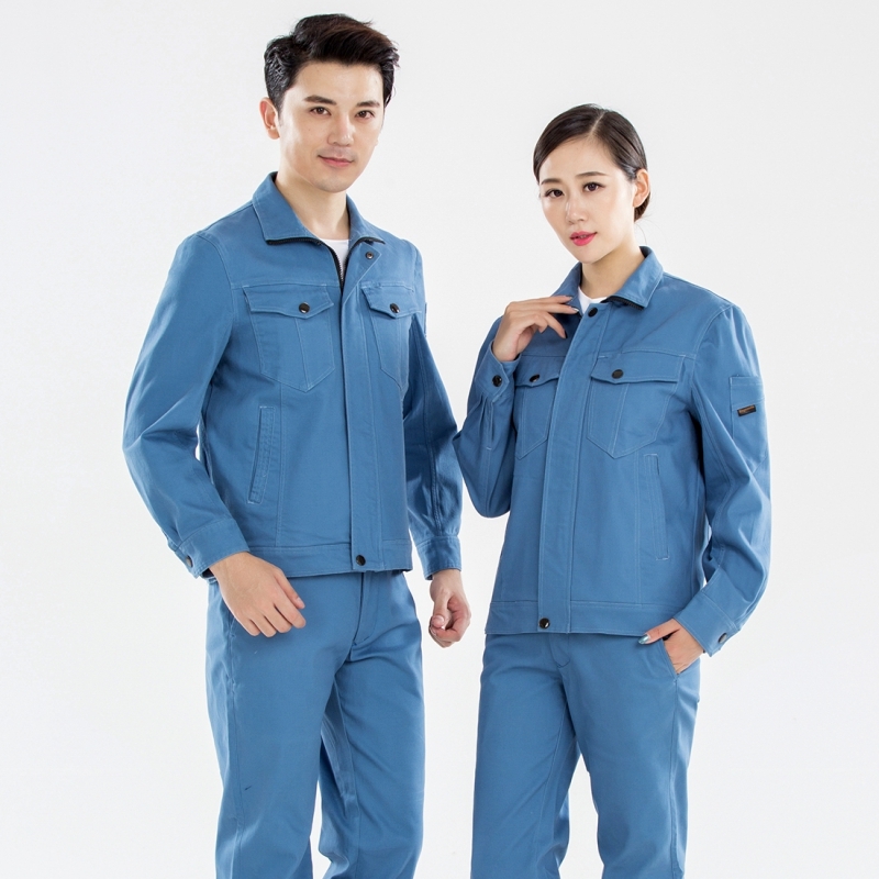 金茂厂夏装工作服：透气耐脏不闷热