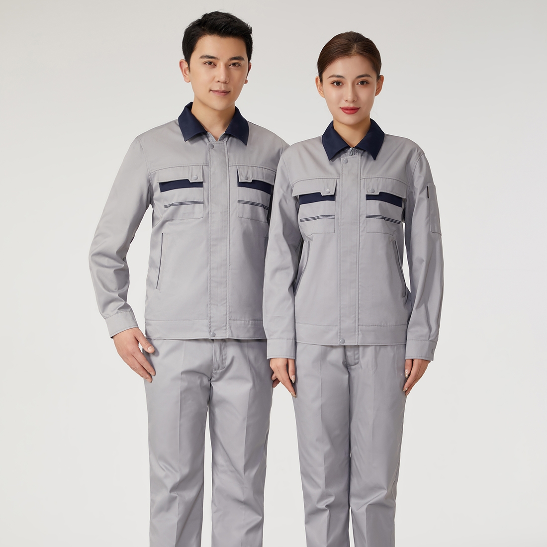 橙汁厂防污速干短袖工服